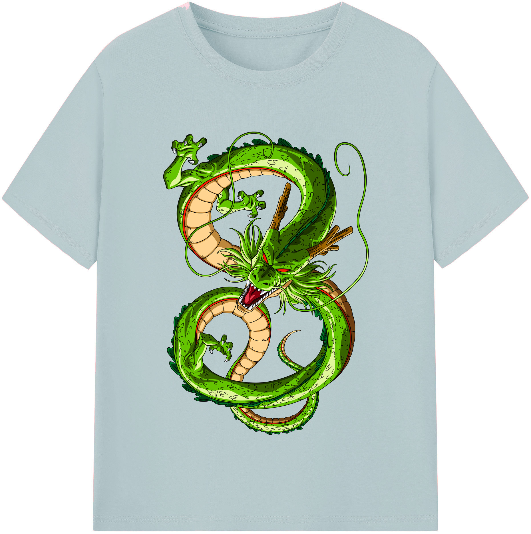 （画像用） ドラゴンボール 神龍 シェンロン DRAGON BALL Shenron 綿100％半袖Tシャツ（フロントプリント）